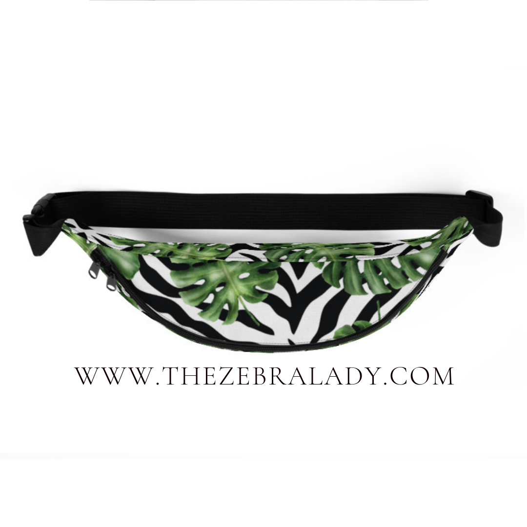 Zebra top bum bag